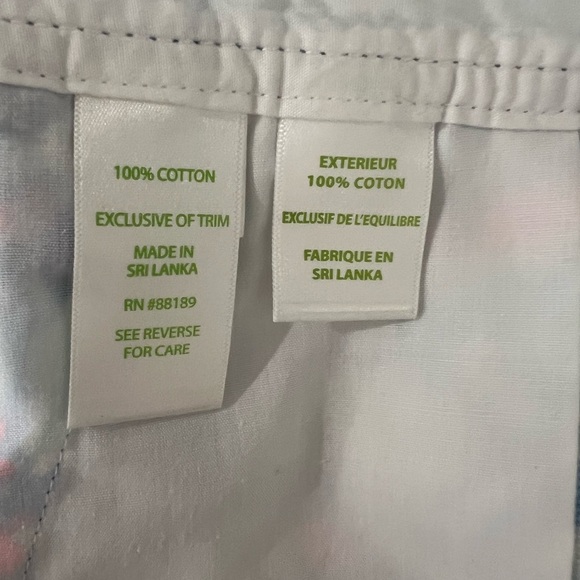 Lilly Pulitzer  print Bay Blue Into the Deep Callahan Shorts Size 0 - Picture 11 of 13